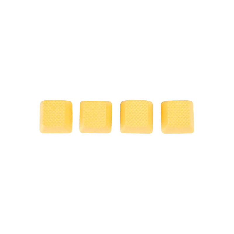 Tai-Hao 4 Key ABS Rubber Keycaps - Neon Orange - أكسسوار لوحة مفاتيح